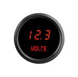 voltmeter 0-18V 52mm, rød