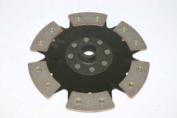 6-puck 215mm clutch disc with hub V20 (22,1mm x 20)