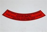 Sticker Bent Service Info ( Ac853961 )