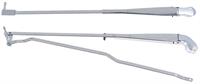 1970-81 F-Body Windshield Wiper Arms W/Recessed Wipers - Stainless Steel - Pair